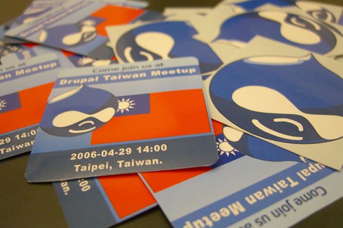 stickers for Drupal Taiwan meetup