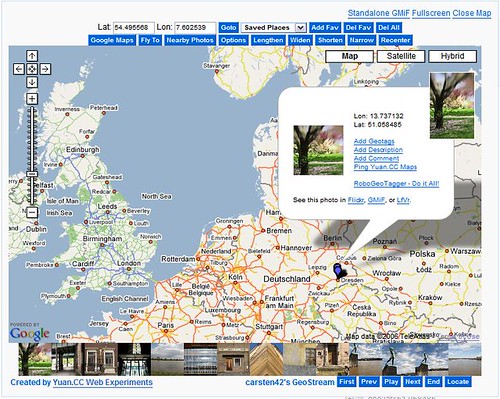 Google Maps Europe. by Google Maps API v2.0