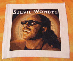 Stevie Wonder Cross Stitch
