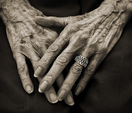 hands of 87 years