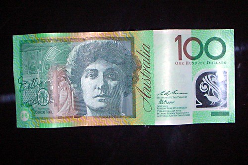 australian dollar bill. Australian 100 Dollar Bill 2
