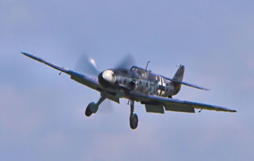Warbird picture - Messerschmitt Bf-109 landing