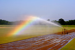 Irrigation rainbow