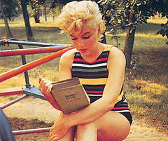 Marilyn Monroe Reading James Joyce