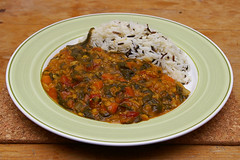 Spinach and Lentil Stew