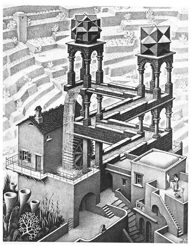 Escher, cascada