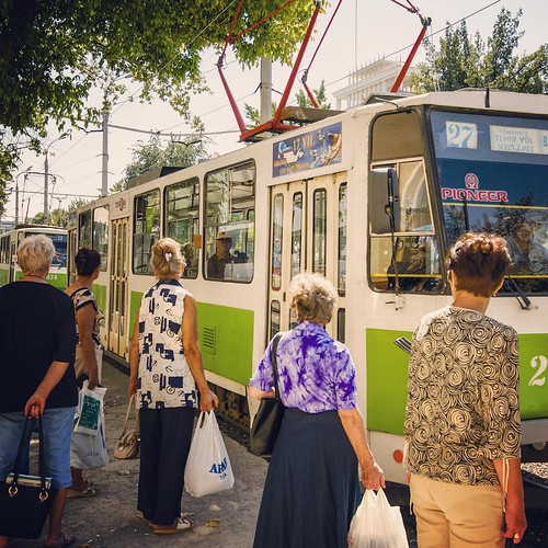     ...    ...          #Travel #Memories #Throwback #Tashkent #Uzbekistan  #Road #Street #Tram #Station #Peoples ©  Jude Lee