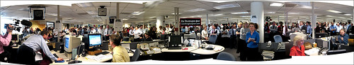 Newsroom der Washington Post, (cc) Burnt Pixel