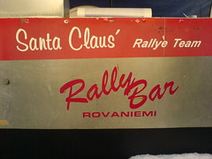 Santa Claus' rallye team