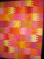 The Zipper Quilt, on display
