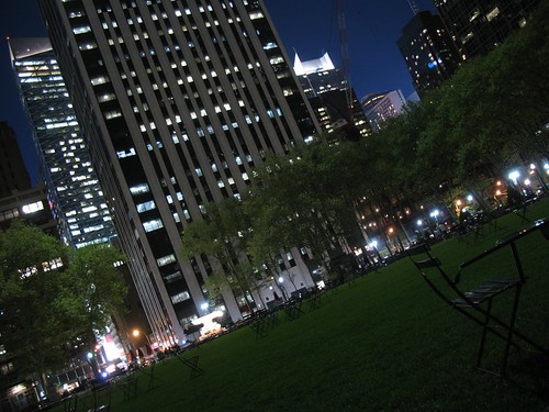 Bryant Park at Night