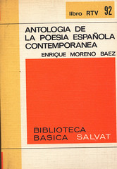 Enrique Moreno Baez, Antología de la Poesía contemporánea