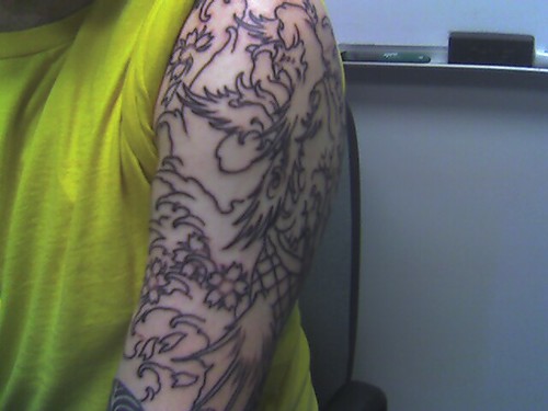 dragon koi tattoo