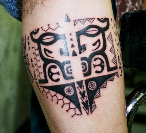 Polynesian Tattoo Designs Especially Calf Polynesian Tribal Tattoo Gallery
