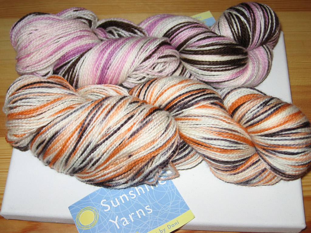 Sock yarn from Sunshine Yarns