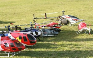 Concurs de elicoptere radiocomandate outdoor, la Sânpetru