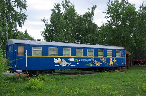 Pafavag narrow gauge car Irkutsk children railway ©  trolleway