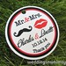 Red & Black Fun Mustache Lips Wedding Favor Tag <a style="margin-left:10px; font-size:0.8em;" href="http://www.flickr.com/photos/37714476@N03/19455784878/" target="_blank">@flickr</a>