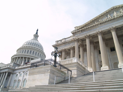 US Capitol Senate Steps. Image form flick.com, user Sparky05
