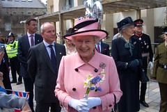 Queen´s visit to Oxford Castle