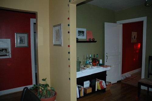 Hot Hallway and Kitchen Colors