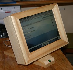 Wooden Touchscreen Terminal - front