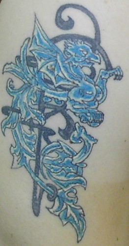 blue dragon tattoo. Blue dragon tattoo