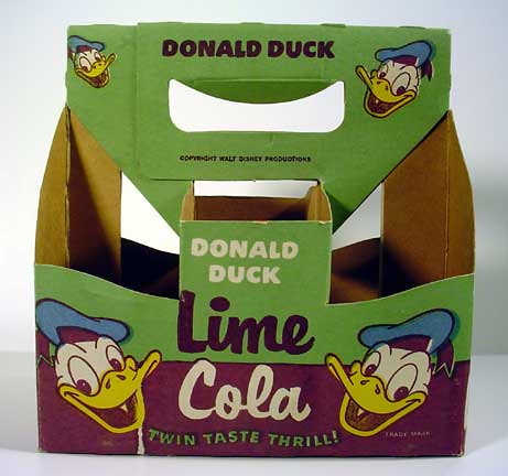 Donald Duck Lime Cola Carton da Neato Coolville.