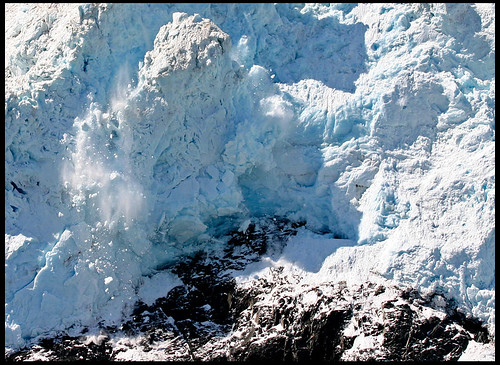 Calving Iceberg at Aialik Glacier