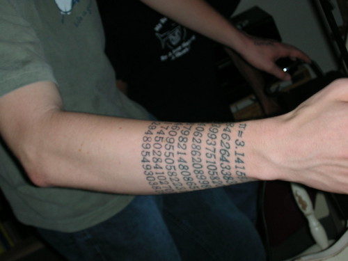 Sunday Flickr Favourites brings you a cool Pi tattoo