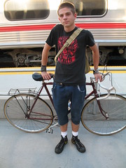 Bicycle at Caltrain Diridon platform San Jose