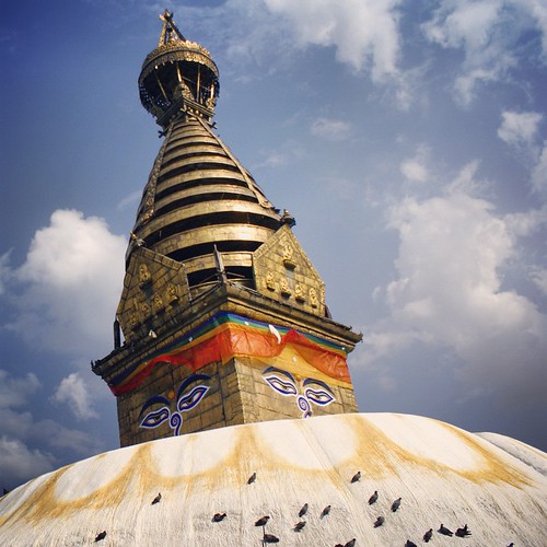   ... 2009   ... #Travel #Memories #2009 #Patan #Kathmandu #Nepal    ...   ... #Temple #Stupa #Pagoda #Sky #Cloud #Dove ©  Jude Lee