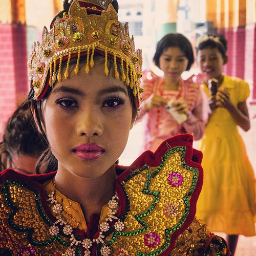 2013        #Travel #Memories #Throwback #2013 #Spring #Mandalay #Myanmar    #Buddha #Temple #ComingOfAge #Celebration #Traditional #Costume #Girl ©  Jude Lee