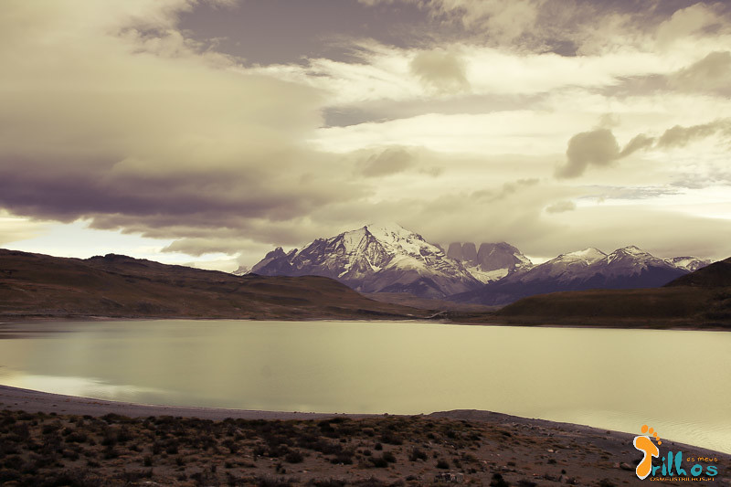 Laguna Amarga, no Parque Nacional Torres del Paine, no Chile