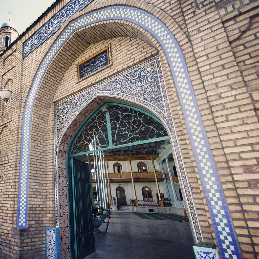 :     ...    ...          #Travel #Memories #Throwback #Tashkent #Uzbekistan ... #Islam #Mosque #Architecture #Gate #Wall #Tile #Pattern #Hall #Alure