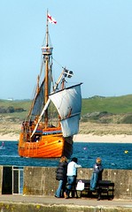 The Matthew at Padstow