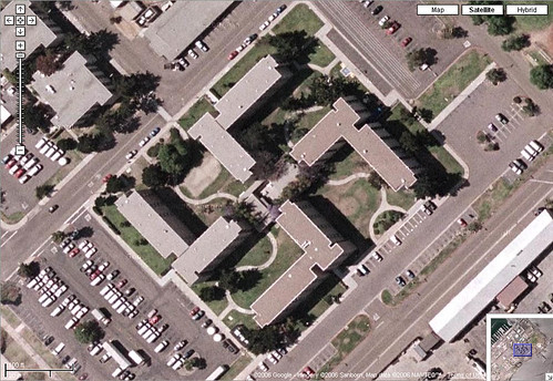 Google Map of Swastika-Shaped Building