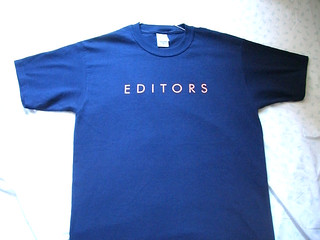 Blue Editors' shirt