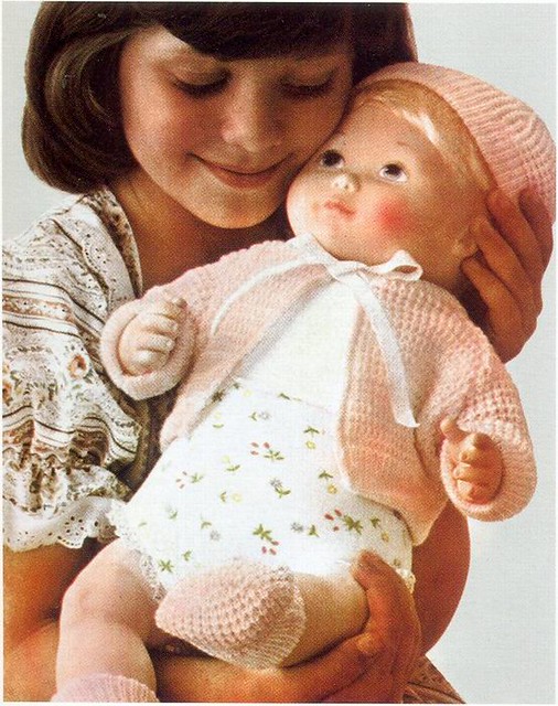 Mattel Hug 'N Talk Dolls ad, 1978