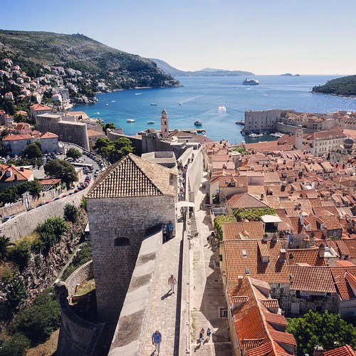 8      2013   #Travel #Memories #Throwback #2013 #Autumn #Dubrovnik #Croatia   #Old #Town #Landscape #View #Wall #Adria #Sea #Boat #Horizon ©  Jude Lee