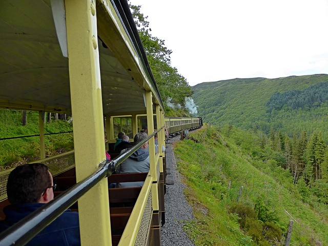 Returning To Aberystwyth On The Vale Of Rheidol Railway