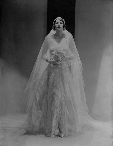 vintage wedding dress picture