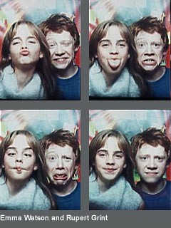 TRL Photobooth - Emma Watson & Rupert Grint by stitchnhippo