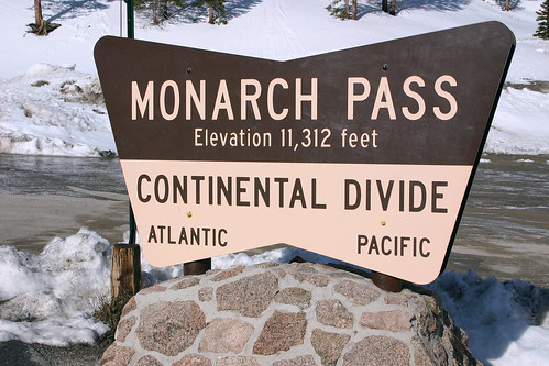 Monarch Pass Sign