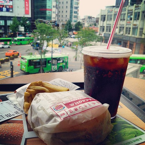 ...   ...       #Sinchon #Seoul #View #Lunch #Fast #Food #Burger #King ©  Jude Lee