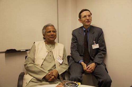 Muhammud Yunus and Bill Drayton