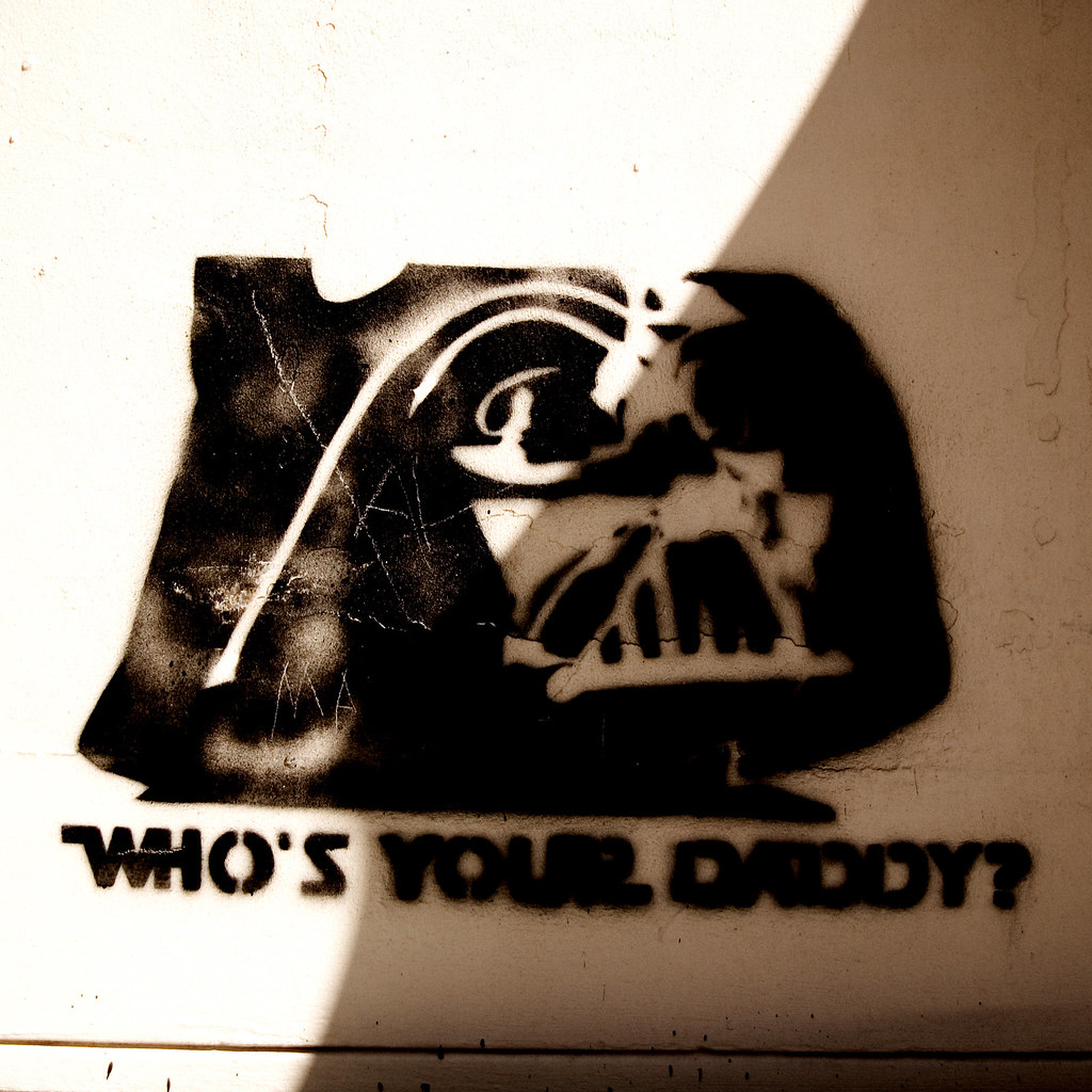 Who's Your Daddy? graffiti