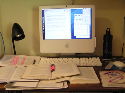 Essay time (Postmodern Feminism): My Desk