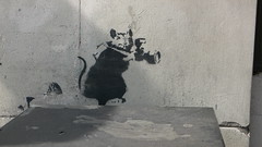 Banksy photo rat