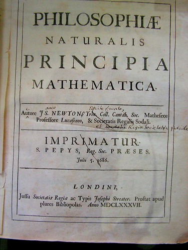 The First Edition of Principia, with Isaac Newton's Corrections
